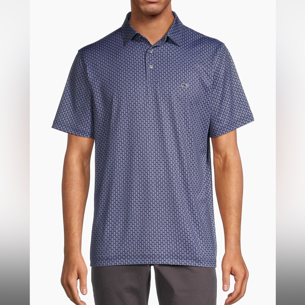 Vineyard Vines Printed Sankaty Polo Shirt